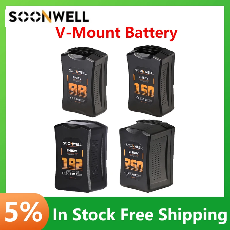 

SOONWELL B-98V/B-150V/B-192V/B-250V V-Mount Battery DC/USB/D-TPA Pocket Battery для телефона