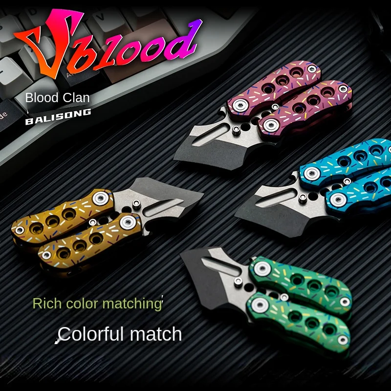 

Outdoor Equipment Original Blood Vblood Mini Butterfly Swing EDC Wrecking Bar Bottle Opening Multifunctional