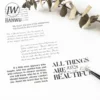 JIANWU 60mm*200cm Romantic Letter Series Vintage English Text Material Collage PET Tape Creative DIY Journal Stationery 5