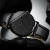 Men Business Watches Fashion Leather Band Men's Quartz Watch Relogio Masculino 3