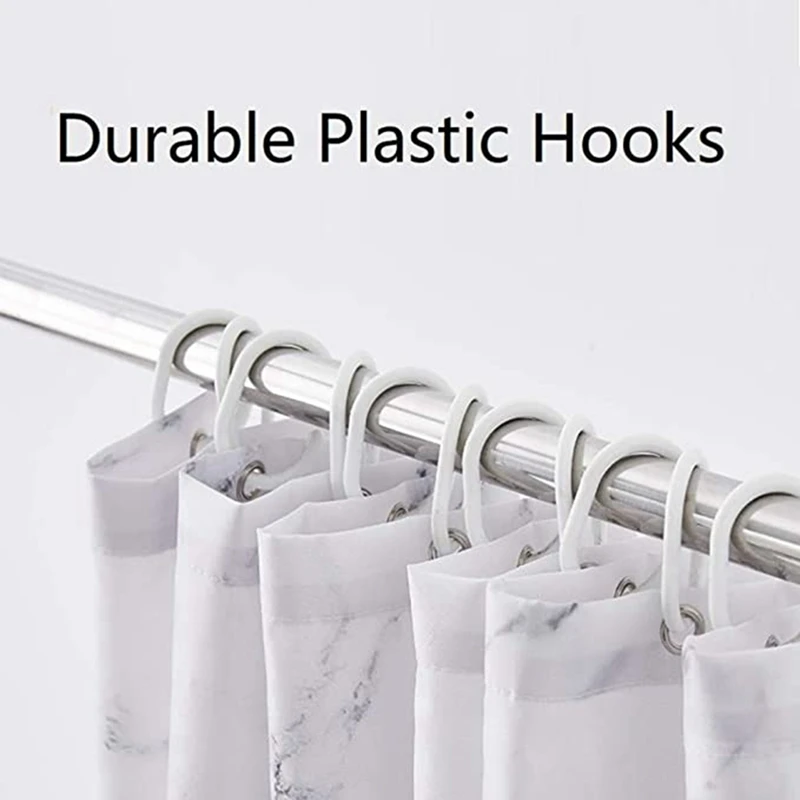 Bathroom Shower Curtain,Fabric Shower Curtain With Hooks Decorative Bathroom Accessories