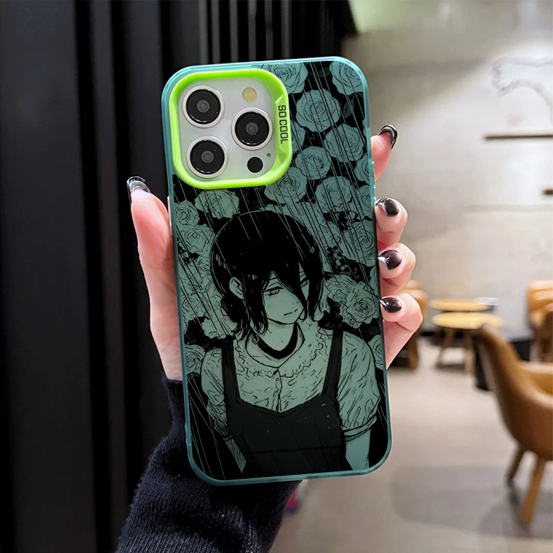 Kawaii Reze Anime Chainsaw Man Cute Phone Case Cover