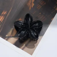 Blume Haarspange Schwarz – Bild 4