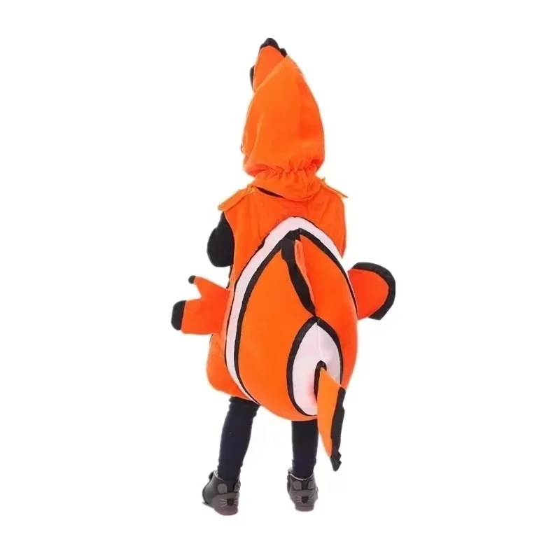 Cosplay Disney Finding Nemo Clownfish fish Cartoon character costume Mascot perform Clothes Fancy Dress Party Animal carnival 4
