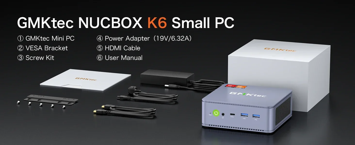 ミニPC GMKtec K6 AMD 7840HS RAM 16GB SSD 512GB 楽天市場】【46%OFFで66,528円】GMKtec ミニpc 【AMD Ryzen 7