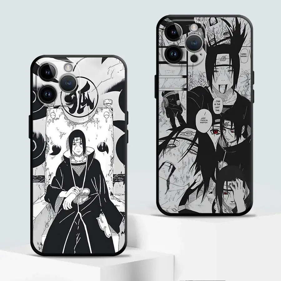 Uchiha Itachi Black Soft Anime Phone Cover Case