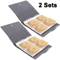 Resealable Seed Storage Envelopes - Organizers & Saver Packets with Storage Box (2 Sets)