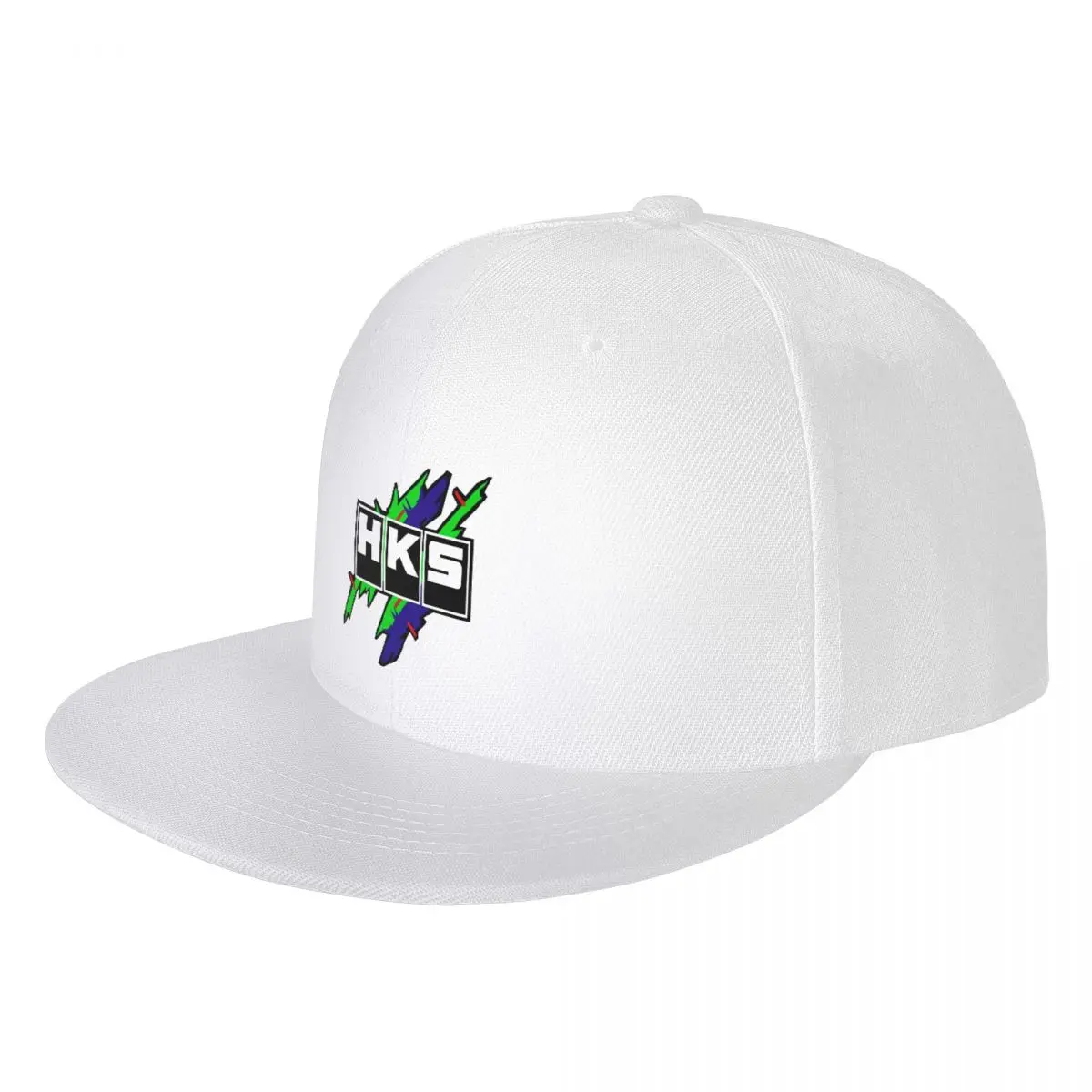 

HKS Logo Baseball Cap Men's Car Racing Snap Backpack Hat Hip Hop Flat Cap Spring