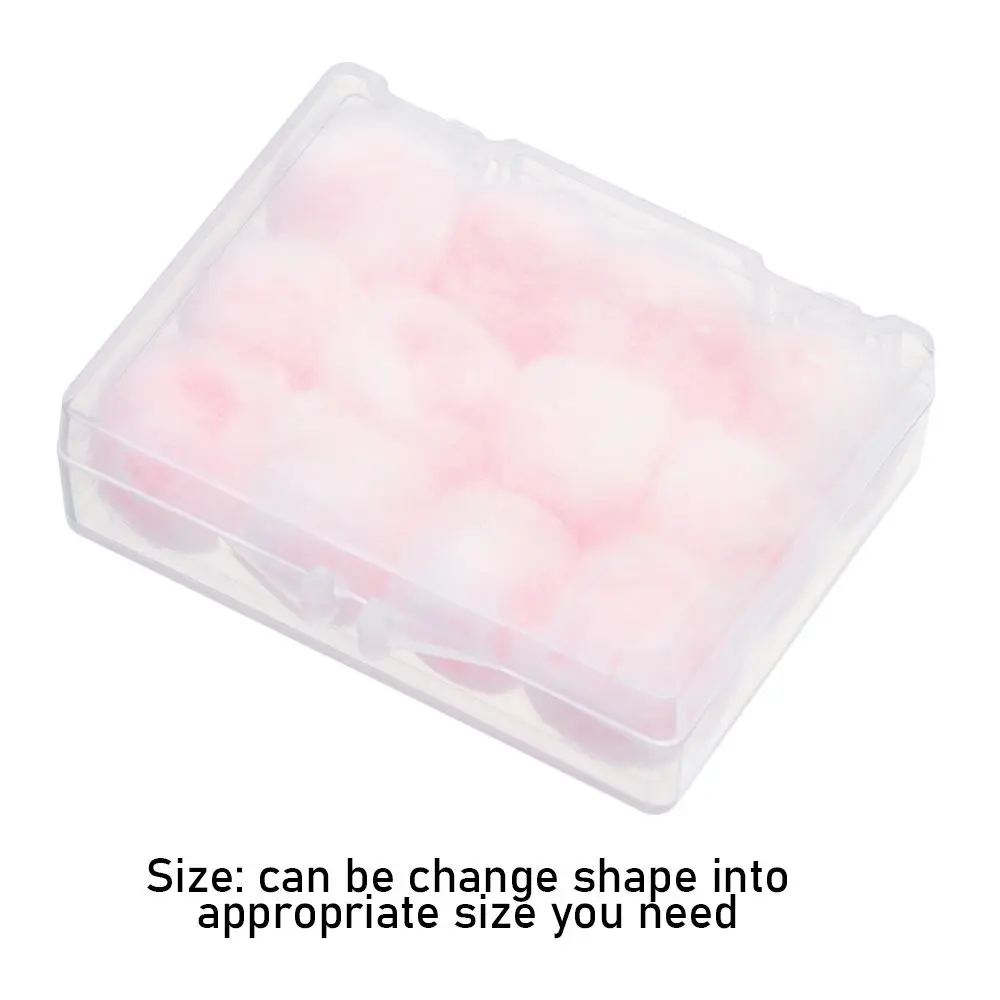 Wax Cotton Earplugs Swimming Ear Plugs Noise Reduction Sleeping Snoring Sound Insulation Hearing Soundproof Portable Protection 6