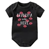 Grandma Was Here Bodysuit Cute Baby Clothes Infant Jumpsuit Cotton Boys Girls Short Sleeve Rompers Toddler Body Outfits 4