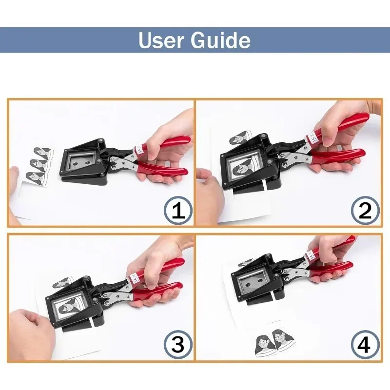 35X45mm Handheld Right Angle Photo Pliers Passport Photo Cutter Quick Cropping Tool Precision Cut Picture Cutter Picture Trimmer