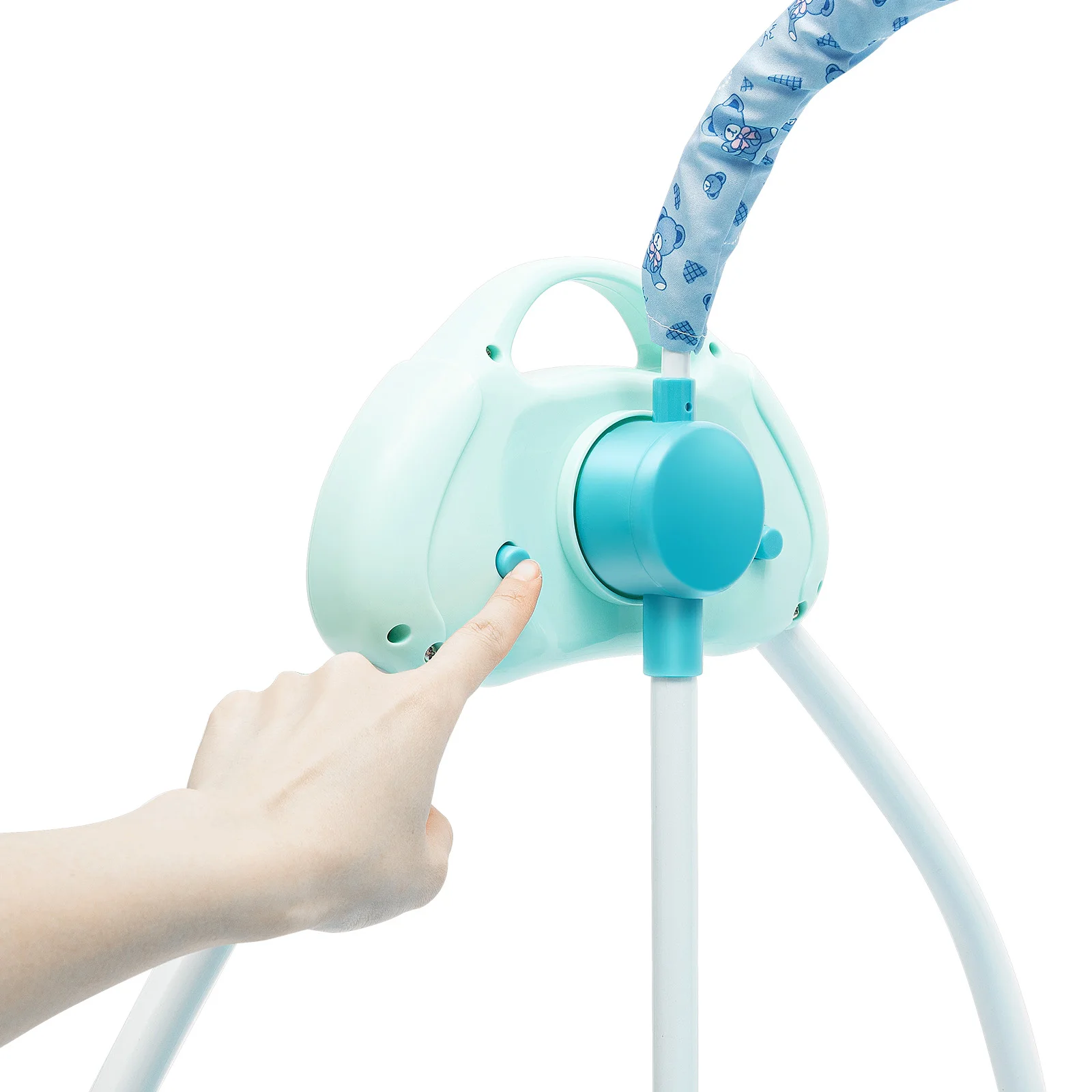 Electric Baby Cradle with Remote Control Foldable Bassinet for Newborns 5 Speed Swing Modes Bluetooth Music Timer Sleep Aid S15f6293de21247359824876be4f9430dL