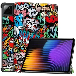 Premium Tri - Folding Leather Tablet Case with Auto Sleep/Wake 기능 for Xiaomi Pad 7 Pro (TY)