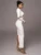 -Women's Split Long Sleeve Midi Dress, Sexy Hollow Out, Split, Irregular, Irregular, Party, Club, Evening