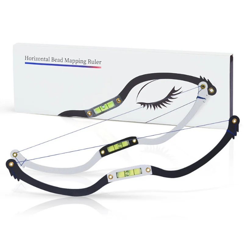 Eyebrow Ruler Microblading Mapping Rope Pre Ink Tattoo For Mapping Permanent Makeup Bow And Arrow Line Measuring