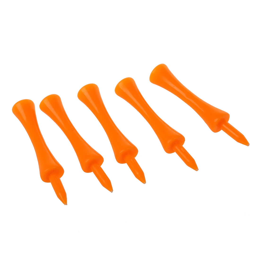 

50Pcs 70Mm Big Castle Golf Tees (Orange)