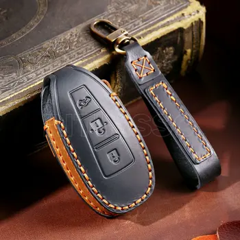 3 Button Leather Car Remote Key Shell Cover Case for Suzuki Vitara Swift Ignis Kizashi SX4 Baleno Ertiga 2016 2017 2018 2019 - 3 Button Leather Car Remote Key Shell Cover Case for Suzuki Vitara Swift Ignis Kizashi