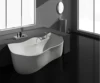 2050x880x630mm Solid Surface Stone Acrylic Bathtub Freestanding Floor Mounted Integrated Corian Tub WD012A 6