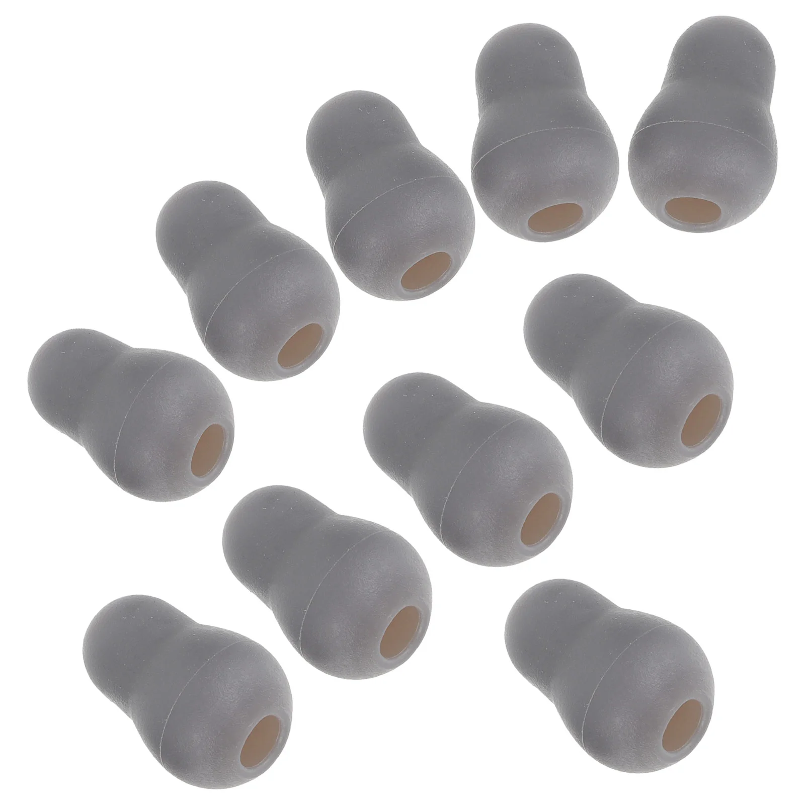 10pcs Stethoscope Earplugs Gourd Soft Earbuds Pvc Material Lightweight Sound Delivery Quality Inspection Hospital Clinic Health
