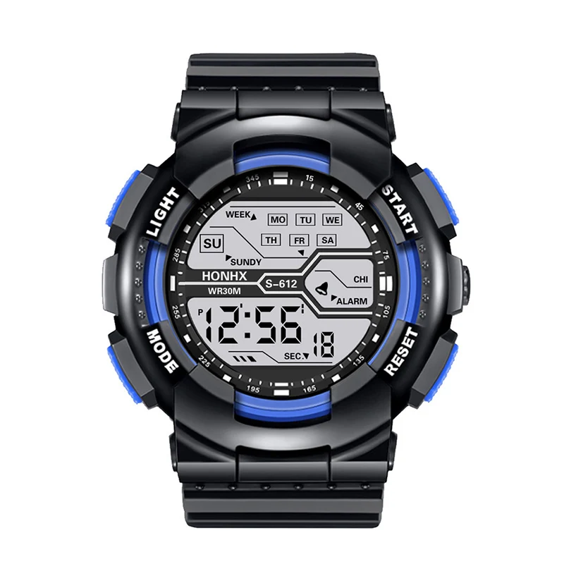 modern multi-function sports LED digital watch