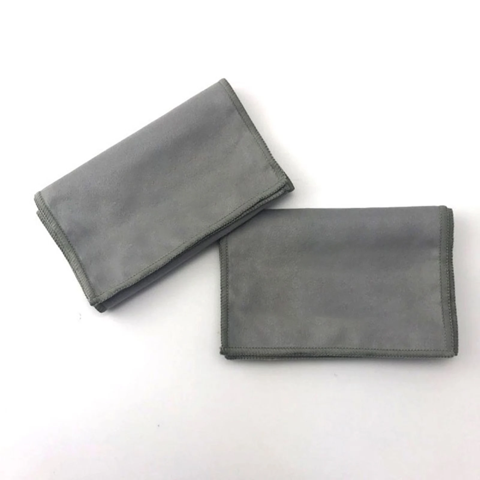 2pcs Shoe Shining Cloths Microfiber Flanne Polishing Cloth Shoe Cleaning Cloth For Buffing/Cleaning & Polishing Leather 2