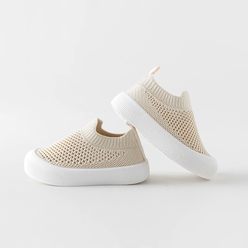 2024 New Spring Summer Mesh Breathable Non-Slip Baby Shoes 6M-36M Boys Girls Sip On Sneakers Casual Sport Shoes First Walkers 6