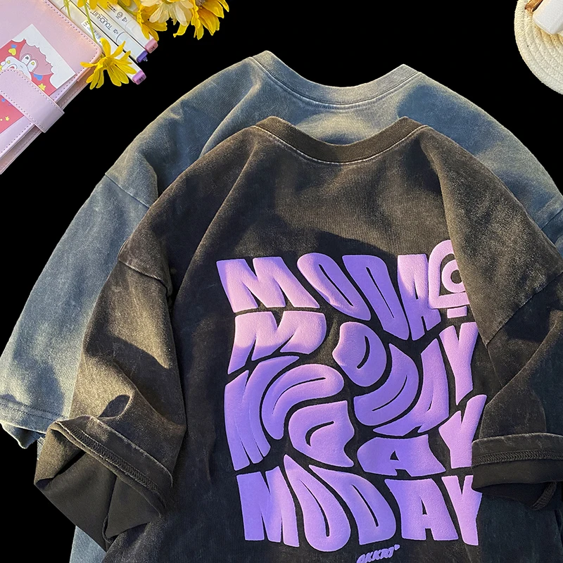 

Футболка мужская хлопковая с коротким рукавом, модный брендовый топ с рукавом до локтя, цвет черный/зеленый/темно-серый