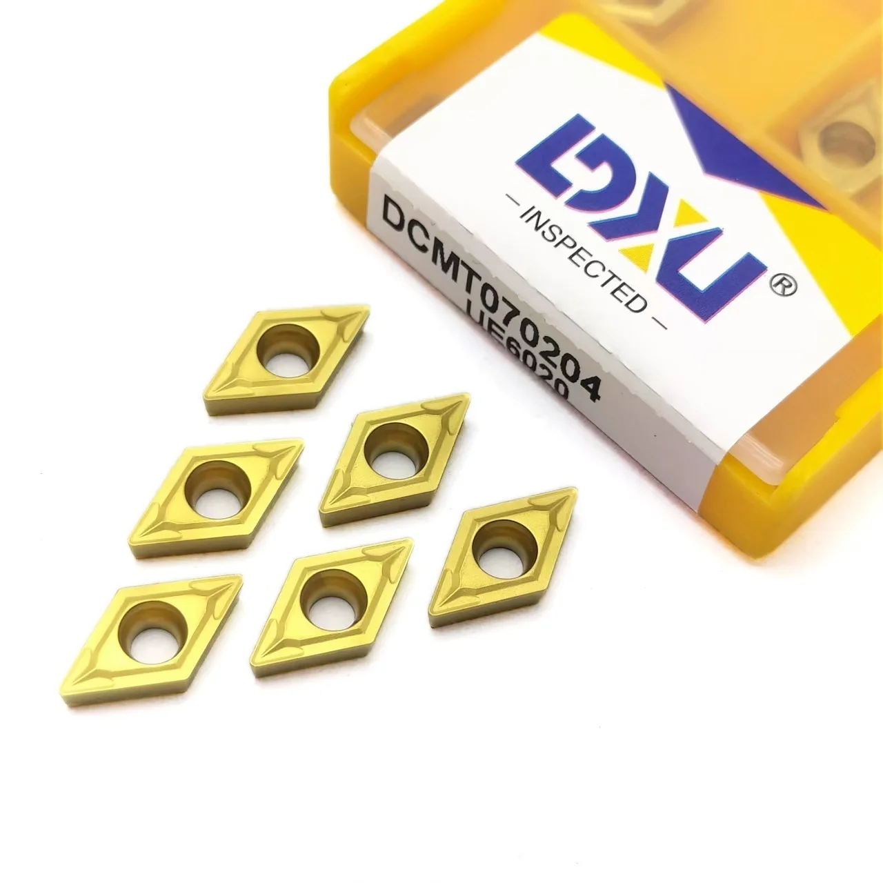 Carbide Inserts 10 pcs DCMT070204 UE6020 Cutting Tool Turning Insert