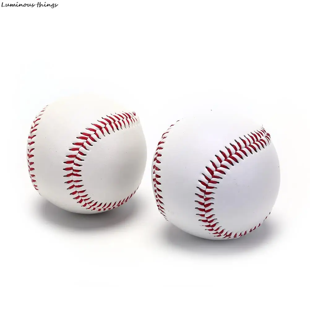 

1PC High Quality 9" baseballs pvc upper rubber inner soft hard balls softball training exercise