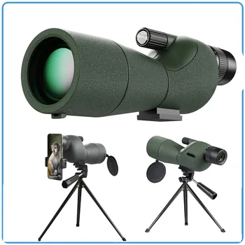 Teleskop 25-75x60 luneta potężny monokularowy FMC BAK4 wodoodporny do obserwacji ptaków na celowniku ze statywem