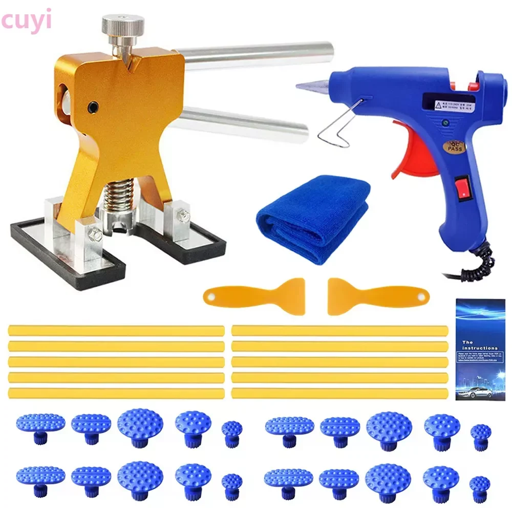 

Professional Car Dent Repair Tool Dent Puller Auto Paintless Repair Car Dent Remover Repair Kit Body Suction Cup Repair Tools