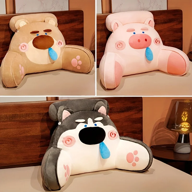 Multi-functional Headboard Pillow Lumbar Cartoon Bed Back Soft Bag Sofa Pillow Big Headboard Cushion,Office Pillow