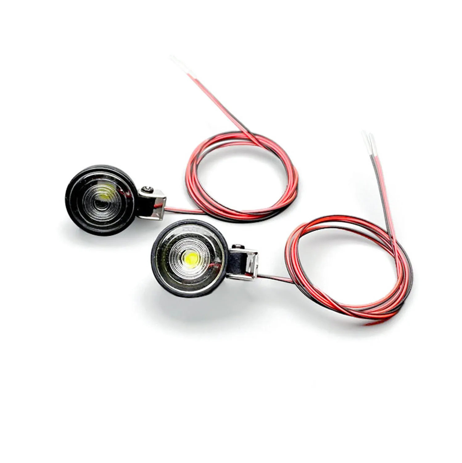 2,2V-3V LED-Scheinwerfer aus Kunststoff für Spielzeug 1/10 Crawler Auto Geländefahrzeuge DIY TAMIYA 1/14 RC Traktor LKW Modellbau – Detail 4