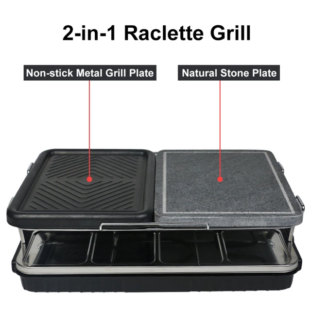 Buy Wholesale China 1300w Electric Raclette Grill Adjustable