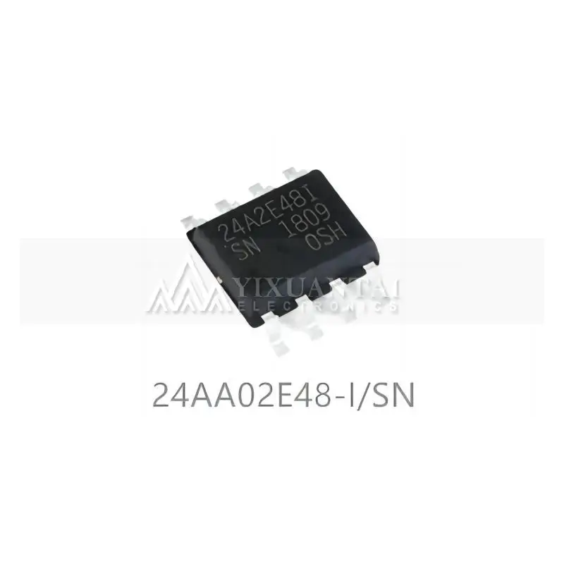 

10pcs/Lot 24AA02E48-I/SN EEPROM Serial-I2C 2K-bit 256 X 8 1.8V/2.5V/3.3V/5V 8-Pin SOIC N Tube New