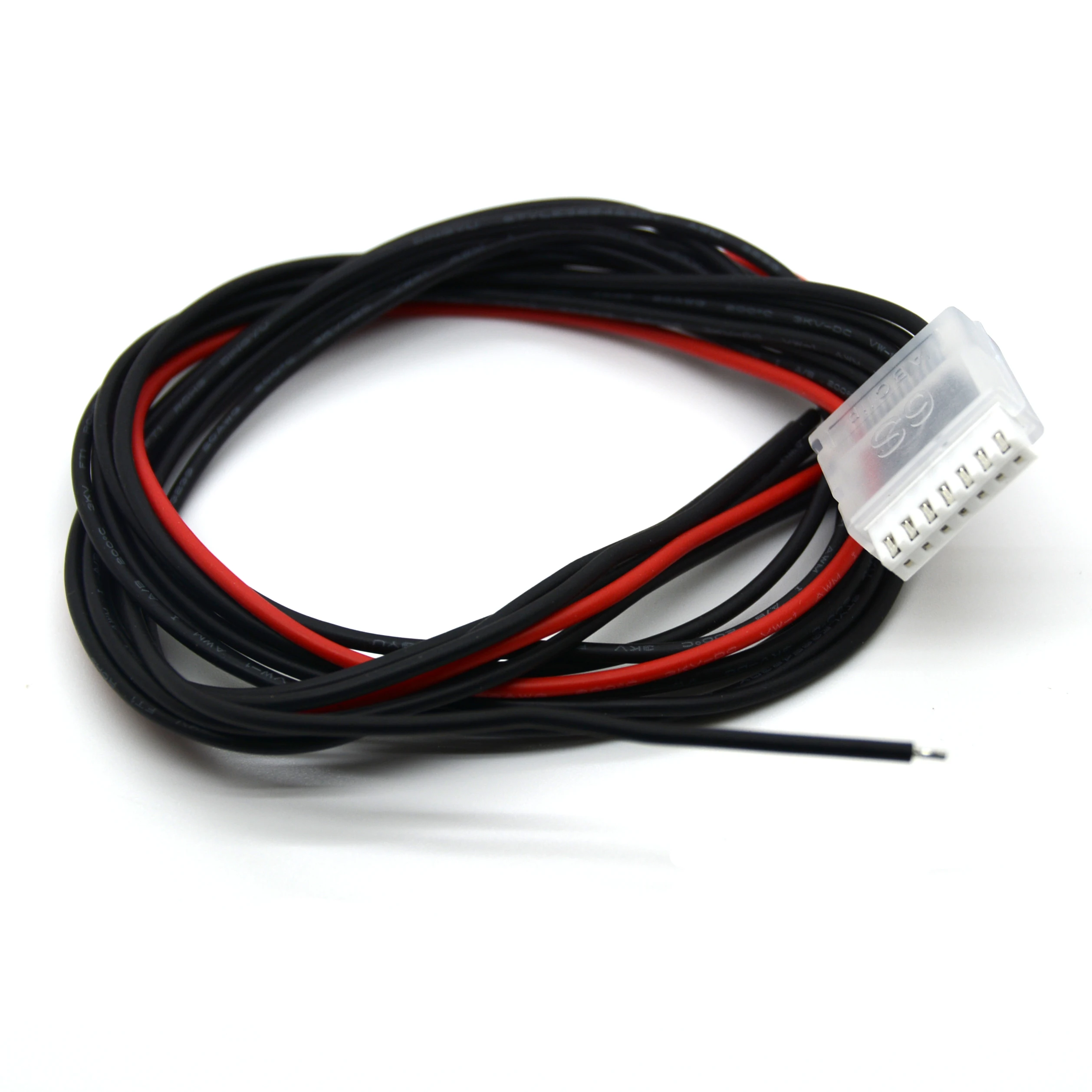Connecteur JST-7HR du câble de charge Lipo 6S 50cm 20AWG, prêt à être branché sur une batterie RC.