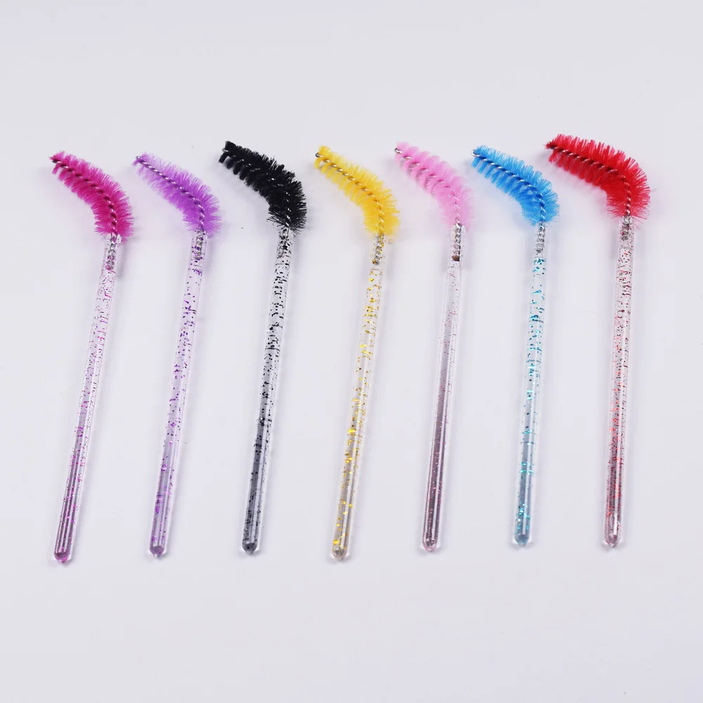 5/50 PCS Disposable Silicone Gel Eyelash Brush Comb Mascara Wands Eye Lashes Extension Tool Professional Beauty Tool For Women