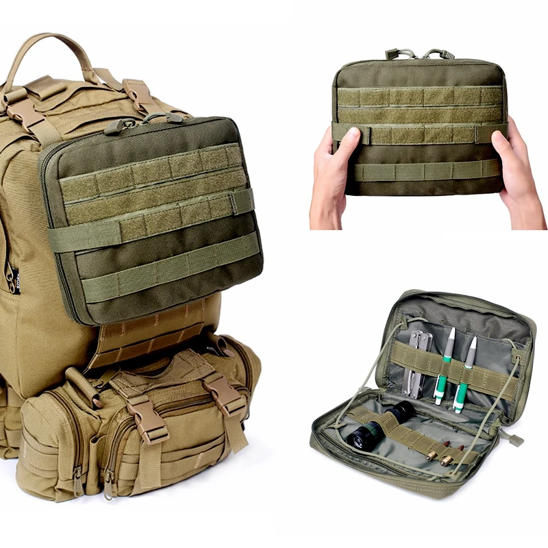 Military Tactical Molle Medical First Aid Pouch Outdoor Sport Nylon Multifunction Backpack Accessory Army EDC Hunting Tool Bag | Спорт и