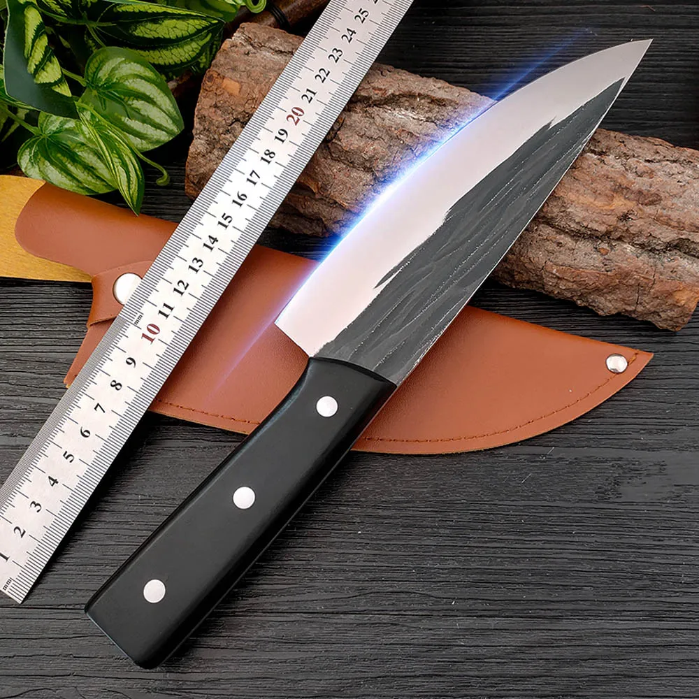 Cheap Stainless Steel Boning Knife Retro Hand Meat Knife Sharp