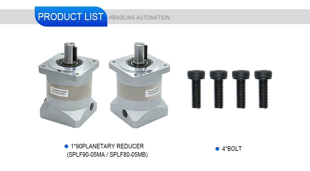 Description Picture 2 of item90 Servo Motor Reducer SPLF90-LMA  High Precision Planetary Gear Reducer Planetary Motor Gearbox For 750w Servo Motor