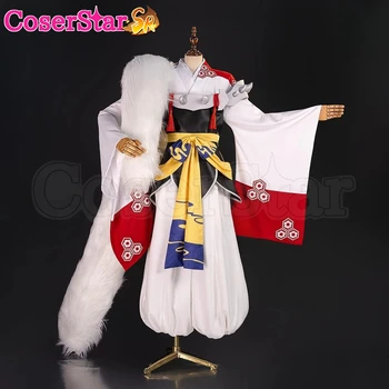 CoserStar-SR Anime Inuyasha Sesshoumaru Costume Cosplay Vestito di Carnevale di Halloween Festa Comic Gioco di ruolo Uniforme Parrucche Abiti