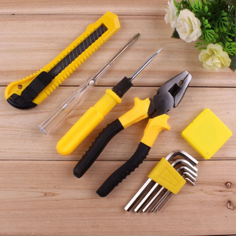 Complete Tools Set Kit Professional Hand Toolbox General Household Work Repairs Maintenance Metal Carpentry