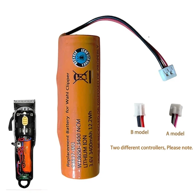 Cameron Sino Batterie De Rechange Pour Wahl 8504L, 8591L, Beretto Black