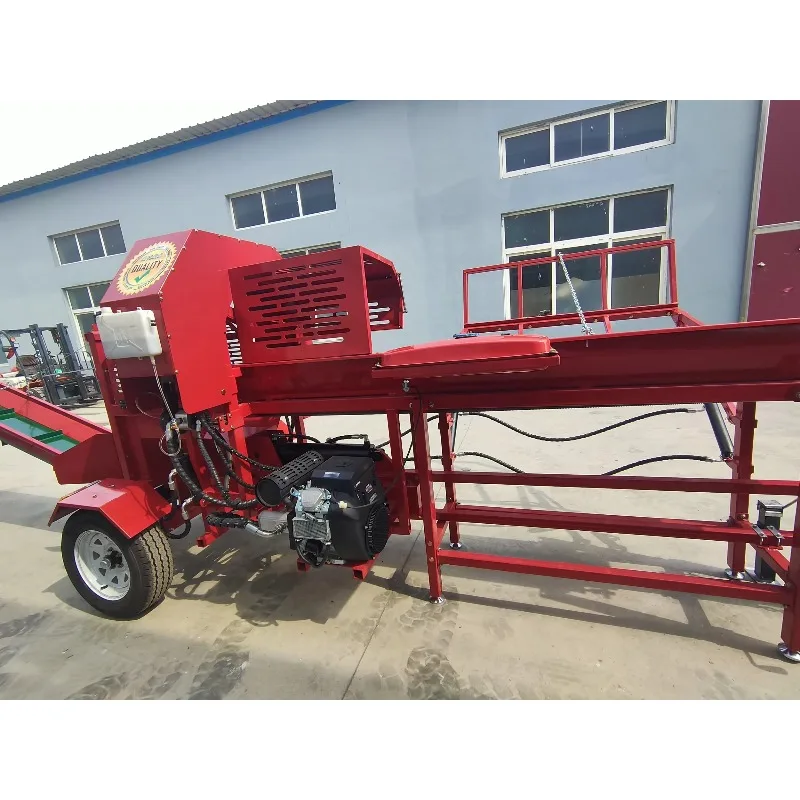 Cutting 600mm Firewood Processor Hydraulic Automatic Wood Splitter ...