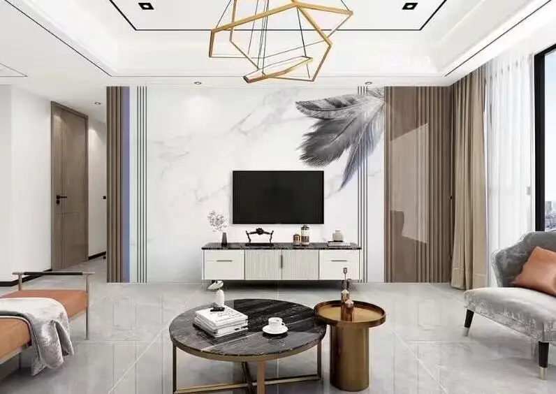 parede, filme de luxo abstrato, moderno e novo, chinês