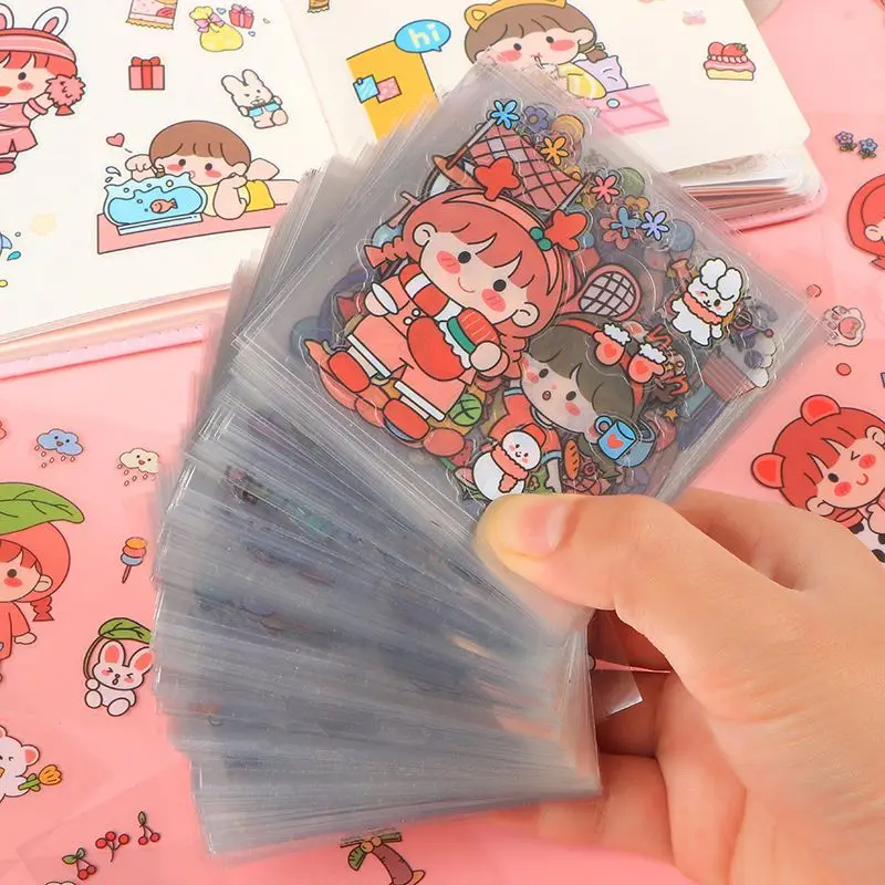

Funny And Non Repetitive Hand Account Stickers Cute Girls' Hand Account Cartoons Cute Decorative Materials Fine Little Stickers