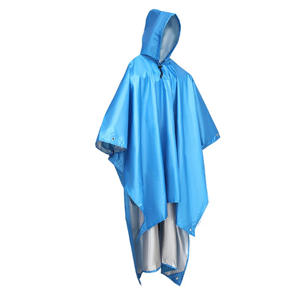 Poncho impermeable para acampar, chaqueta impermeable multifunción 3 en 1 Poncho  impermeable con cap Jadeshay A