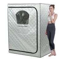 2 Person Sauna Tent Full Body Portable Steam Saunas for Home Relaxation Indoor Sauna Steam Room Personal Sauna Box for Home Spa 1