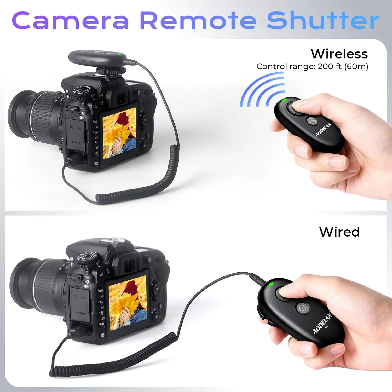 Pixel Draadloze Camera Release Afstandsbediening TW-283 DC2 Timer Intervalometer voor Nikon Z7, Z6, D750, D780, D7500, D7200, D7100, D7000, D5600, D5500, D5300, D3300, D610, D600, D90, P7700, P7800