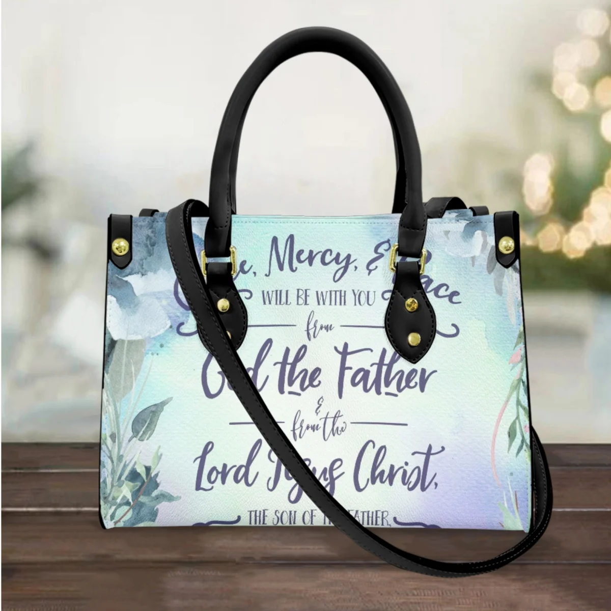 FORUDESIGNSScriptureChristianHandbagsForWomensBibleLetter
